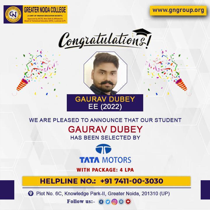 Placed Students - GN Group Greater Noida